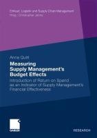 Measuring Supply Management¿s Budget Effects