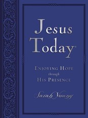 Jesus Today, Large Text Blue Leathersoft, with Full Scriptures