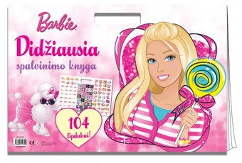 Barbė. Didžiausia spalvinimo knyga