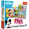 TREFL DISNEY „Peliukas Mikis" 30+ 48+ 24 memo kortelės dėlionė-žaidimas