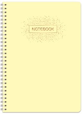 Knyga su spirale A4 80lap 70g lang HARD PASTEL