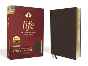 Niv, Life Application Study Bible, Third Edition, Personal Size, Bonded Leather, Burgundy, Red Letter Edition