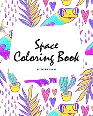Space Coloring Book for Adults (8x10 Coloring Book / Activity Book)