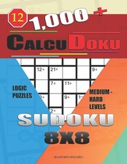 1,000 + Calcudoku sudoku 8x8