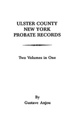Ulster County, New York Probate Records