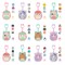 SQUISHMALLOWS CLIP-A-LONGS Herojai-siurprizai, 3 vnt., 2,5 cm