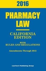2016 California Pharmacy Law