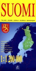 Suomija. Kelių žemėlapis M 1:1 200 000