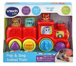 VTECH Muzikinis gyvūnėlių traukinukas (Anglų kalba)
