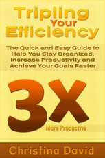 Tripling Your Efficiency: The Quick and Easy Guide to Help You Stay Organized, Increase Productivity and Achieve Your Goals Faster