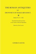 The Roman Antiquities of Dionysius of Halicarnassus