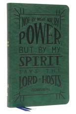 Nkjv, Thinline Youth Edition Bible, Verse Art Cover Collection, Leathersoft, Green, Red Letter, Comfort Print