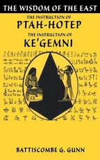The Teachings of Ptahhotep