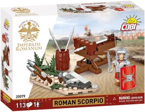 Statybinių blokelių rinkinys „Imperium Romanum“ – romėnų arbaletas „Scorpio“, 113 det.