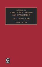 Research in Public Policy Analysis and Management