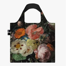 LOQI pirkinių krepšys „Rachel Ruysch Still Life with Flowers on a Marble Tabletop Recycled Bag“ LOQI pirkinių krepšys „Rachel Ruysch Still Life with Flowers on a Marble Tabletop Recycled Bag“