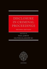 Disclosure in Criminal Practice 2e