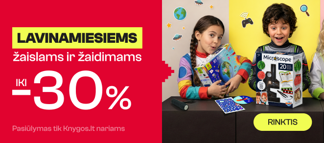 Lavinamiesiems žaislams ir žaidimams - iki 30%
