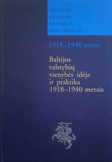 Baltijos valstybių vienybės idėja ir praktika 1918–1940 metais