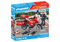 PLAYMOBIL ACTION HEROES Ugniagesių motociklas ir alyvos išsiliejimas 71466