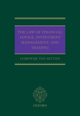 The Law of Financial Advice, Investment Management, and Trading