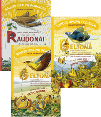 Saulės spalvų poringės. 3 dalys