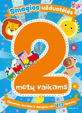 Smagios užduotėlės 2 metų vaikams. Išimamos detalės ir daugiau nei 40 lipdukų