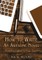 How to Write an Awesome Novel