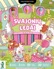 Svajonių ledai. Spalvinimo ir veiklos rinkinys