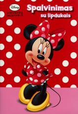 Minnie. Spalvinimas su lipdukais