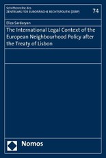 The International Legal Context of the European Neighbourhood Policy after the Treaty of Lisbon