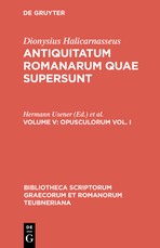 Quae Exstant, Vol. V