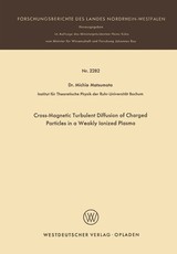 Cross-Magnetic Turbulent Diffusion of Charged Particles in a Weakly Ionized Plasma
