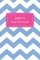 Jade's Pocket Posh Journal, Chevron