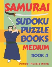 Samurai Sudoku Puzzle Books Medium - Book 4