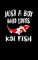Just A Boy Who Loves Koi Fish