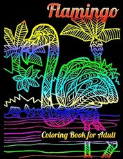 Flamingo Coloring Book for Adults