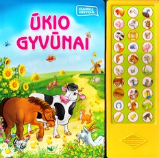 Ūkio gyvūnai. Garsų knyga Ūkio gyvūnai. Garsų knyga