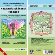Naturpark Schönbuch - Tübingen 1 : 25 000
