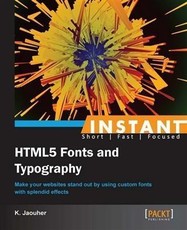 Instant HTML5 Fonts and Typography