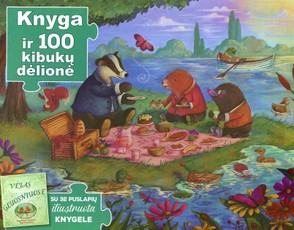 Vėjas gluosniuose (knyga ir 100 kibukų dėlionė)