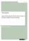 Special Educational Needs. Intervention to promote pupils in their learning