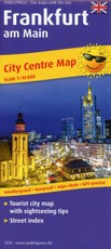 Frankfurt am Main City Centre Map (engl) 1 : 16 000