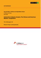Automotive Industry Analysis. The Chinese and American Market, Competitors