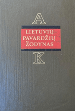 Lietuvių pavardžių žodynas (A–K)