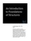 An Introduction to Foundations of Structures