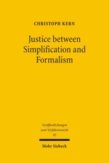 Justice between Simplification and Formalism