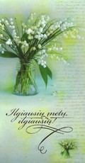 Dvigubas atvirukas su voku