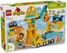 LEGO DUPLO 10476 – 3 viename: statybų aikštelė ir transporto priemonės