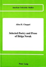 Selected Poetry and Prose of Helga Novak